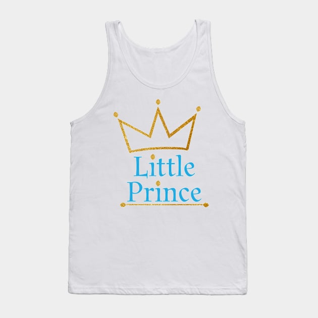 Little prince Gold crown Tank Top by sigdesign